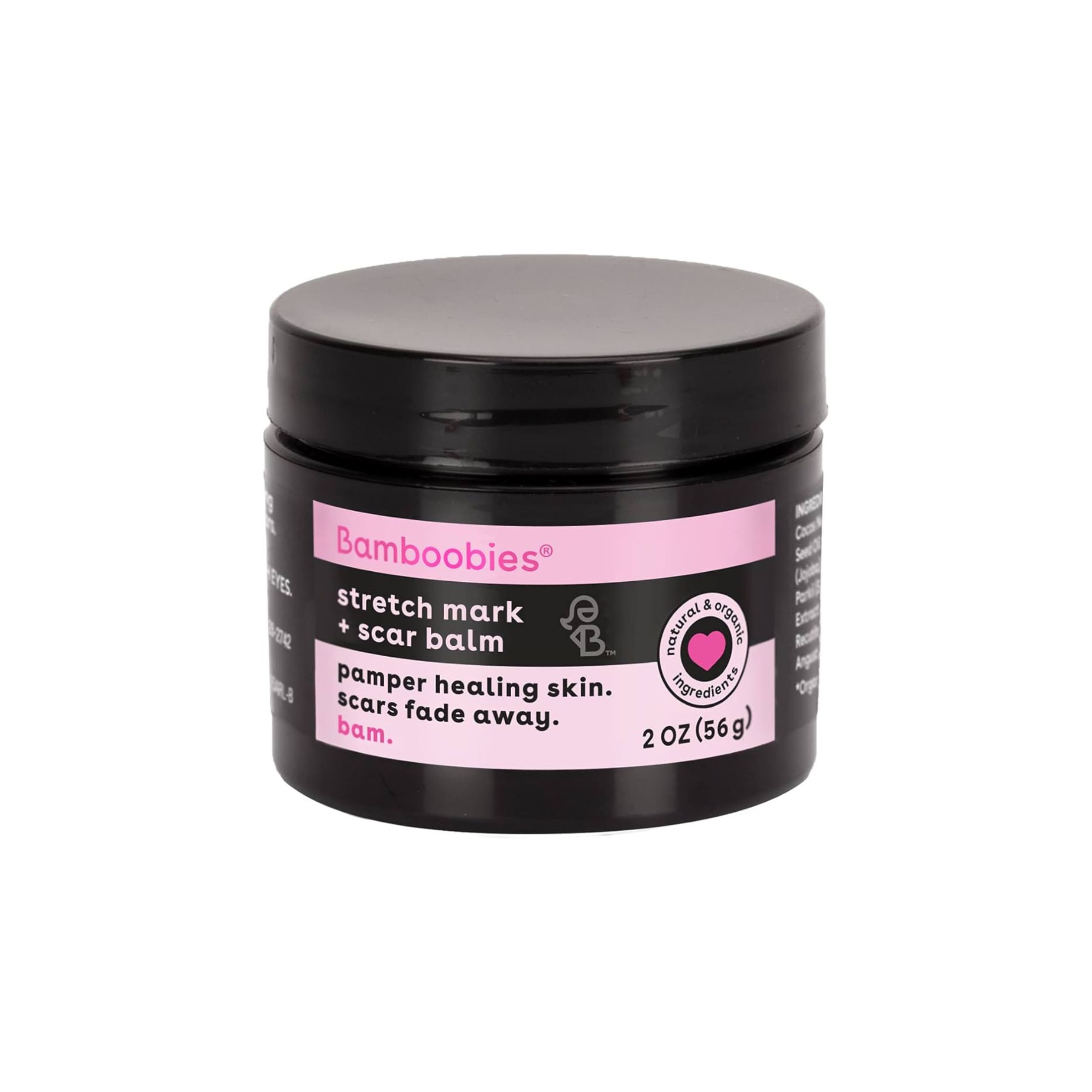Bamboobies Stretch Mark + Scar Balm Cream - 2oz