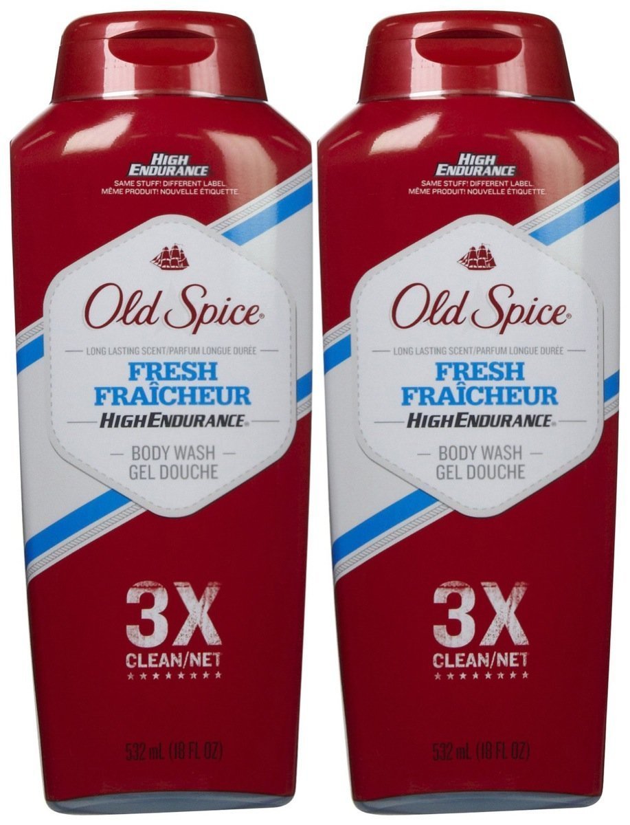 Old Spice Body Wash, Fresh, High Endurance 18 Fl Oz