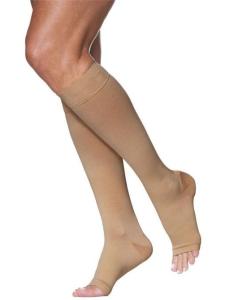 Sigvaris Dynaven Opaque Knee High 30-40 mmHg, Open Toe