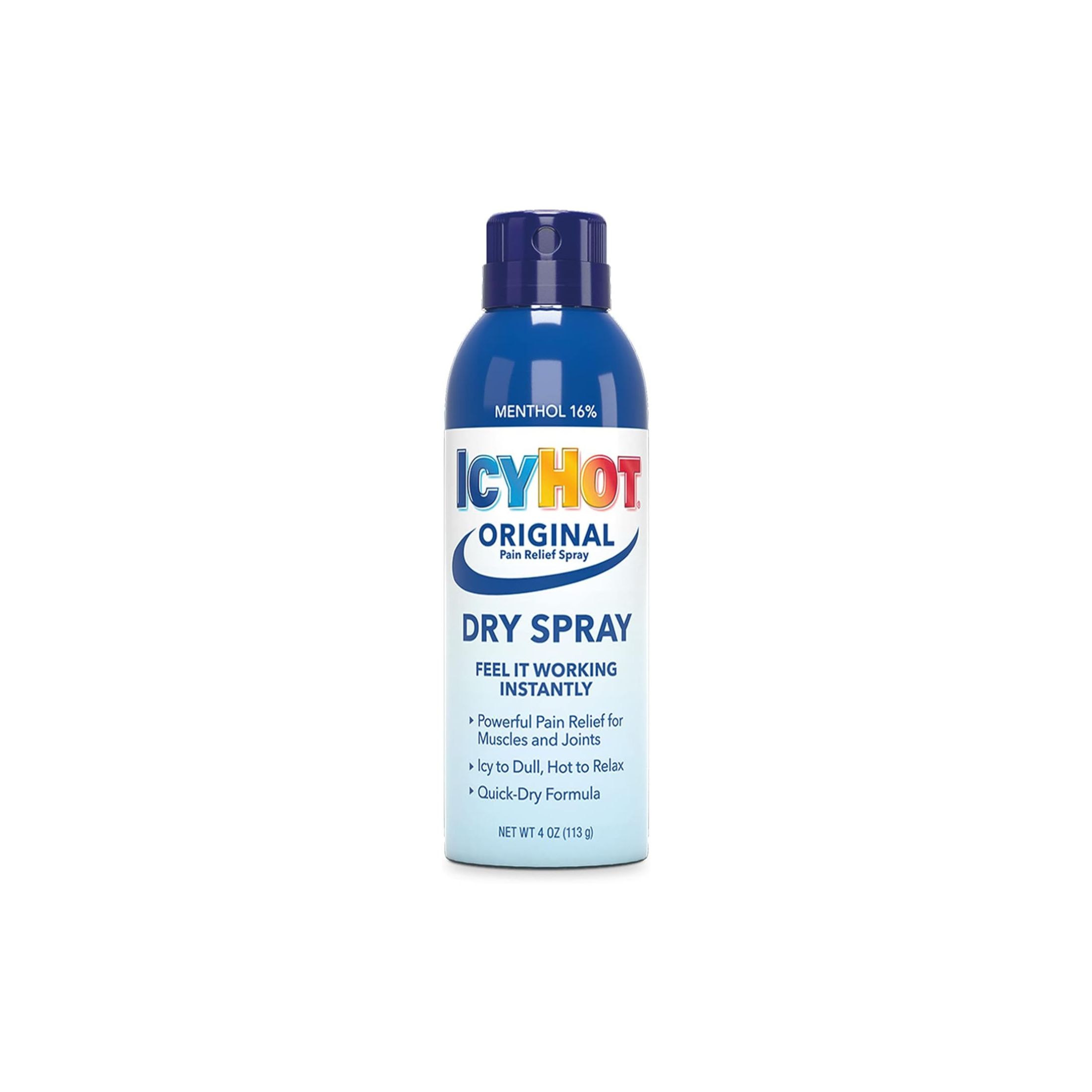 Icy Hot Original Menthol 16% Pain Relief Dry Spray
