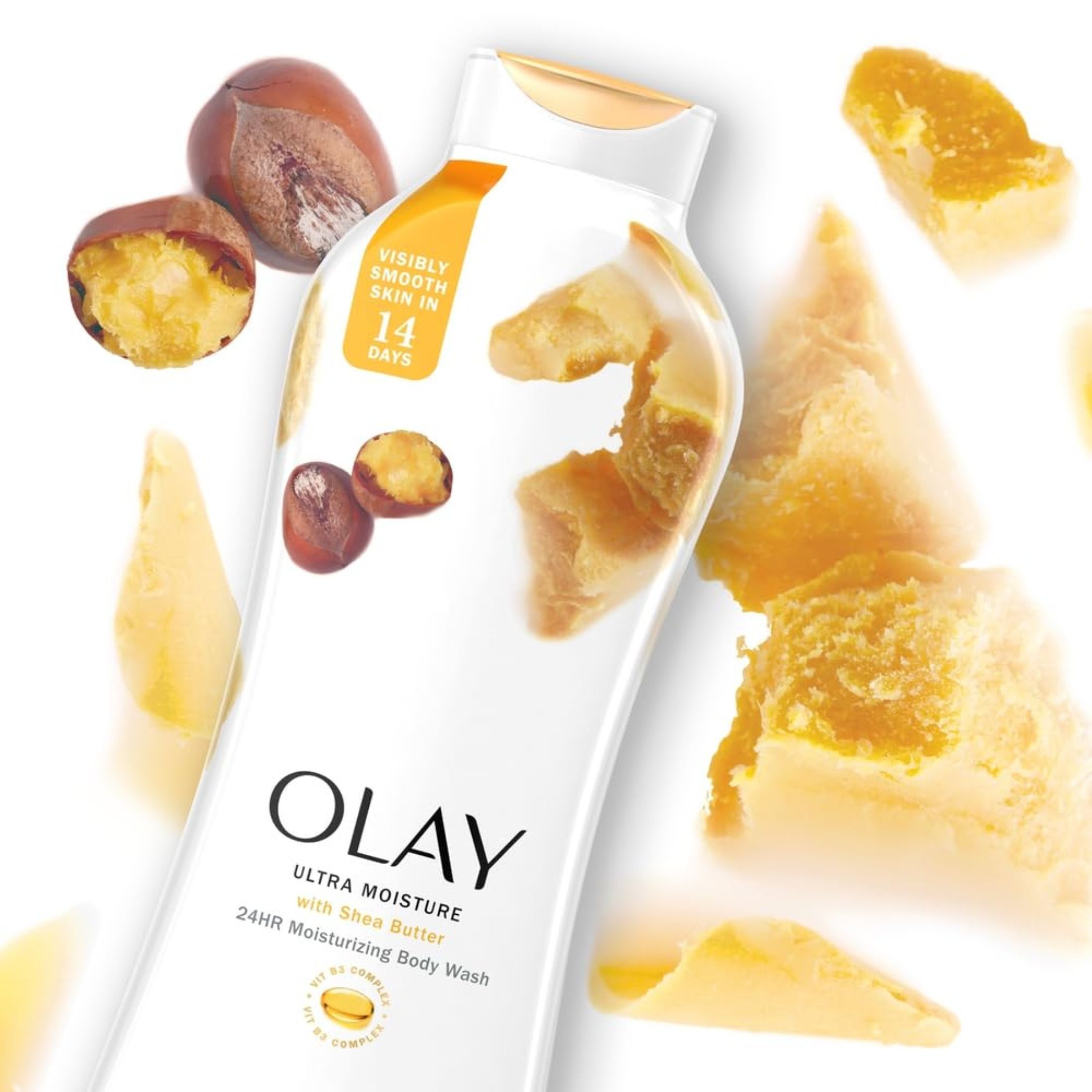 Olay Ultra Moisture Body Wash With Shea Butter, 12.3 Fl Oz