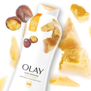 Olay Ultra Moisture Body Wash With Shea Butter, 12.3 Fl Oz