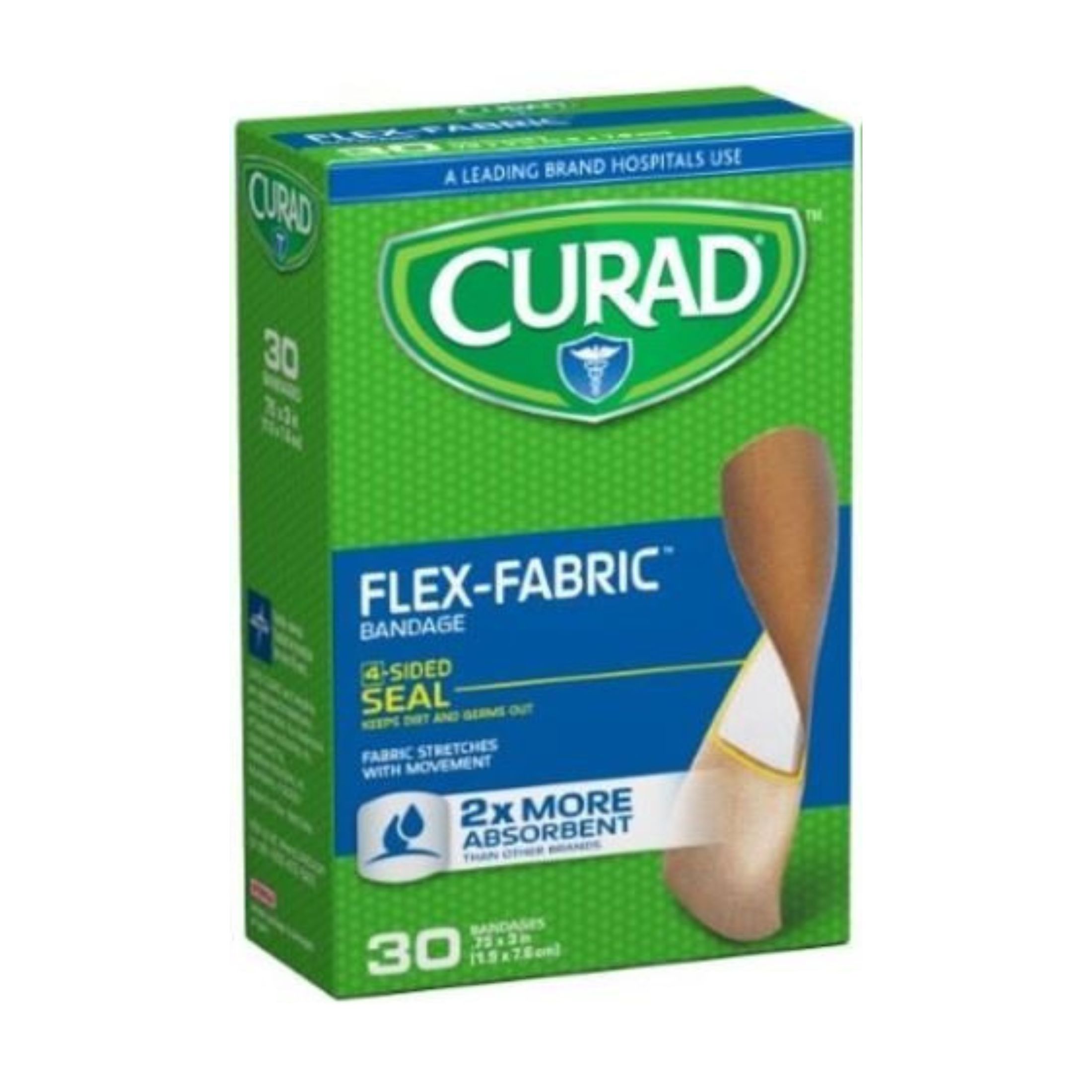 Curad Bandages, Sterile, Adhesive, Flex Fabric