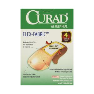 Curad Bandages, Sterile, Adhesive, Flex Fabric