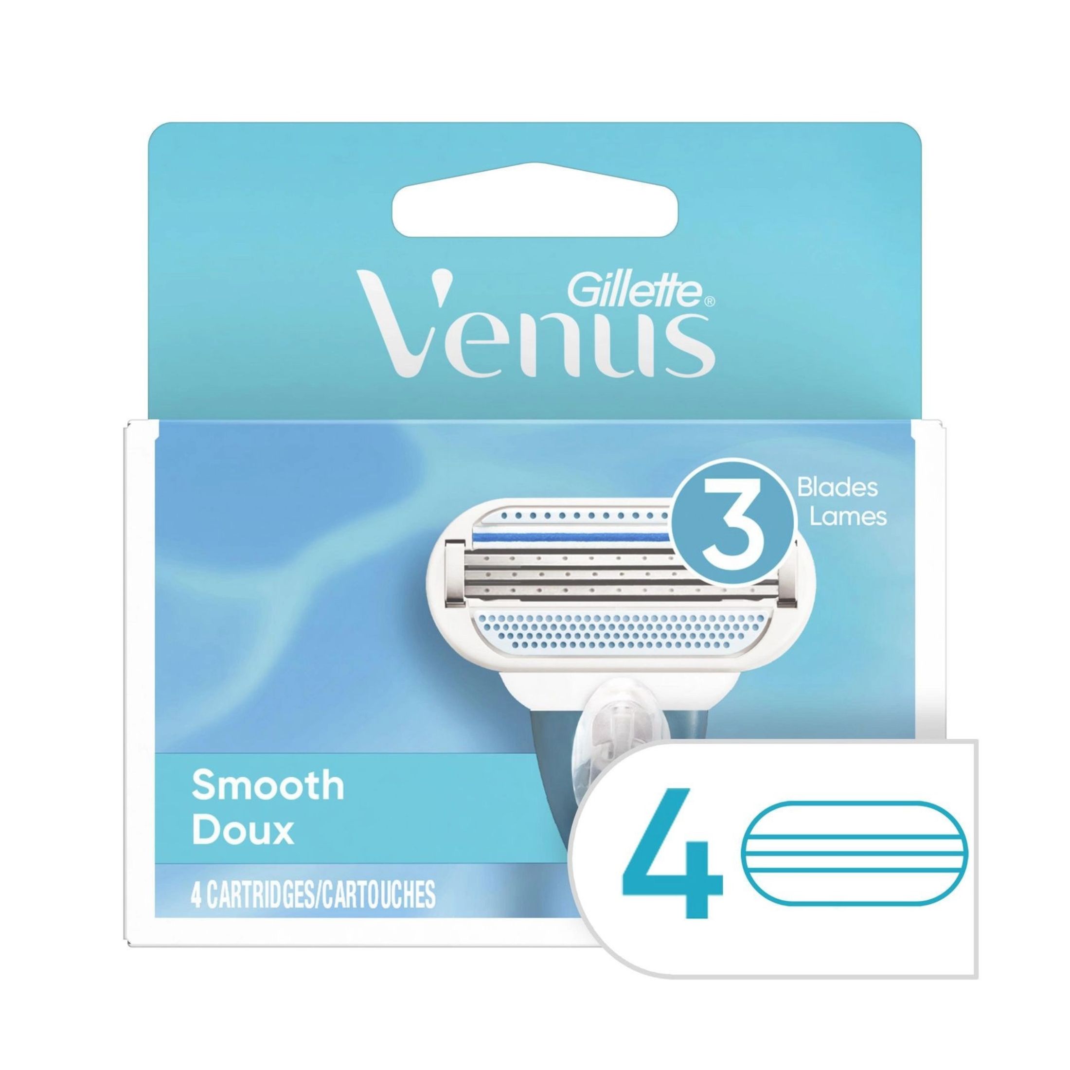 Procter & Gamble USA Gillette Venus Close Clean Women’s Razor Blades