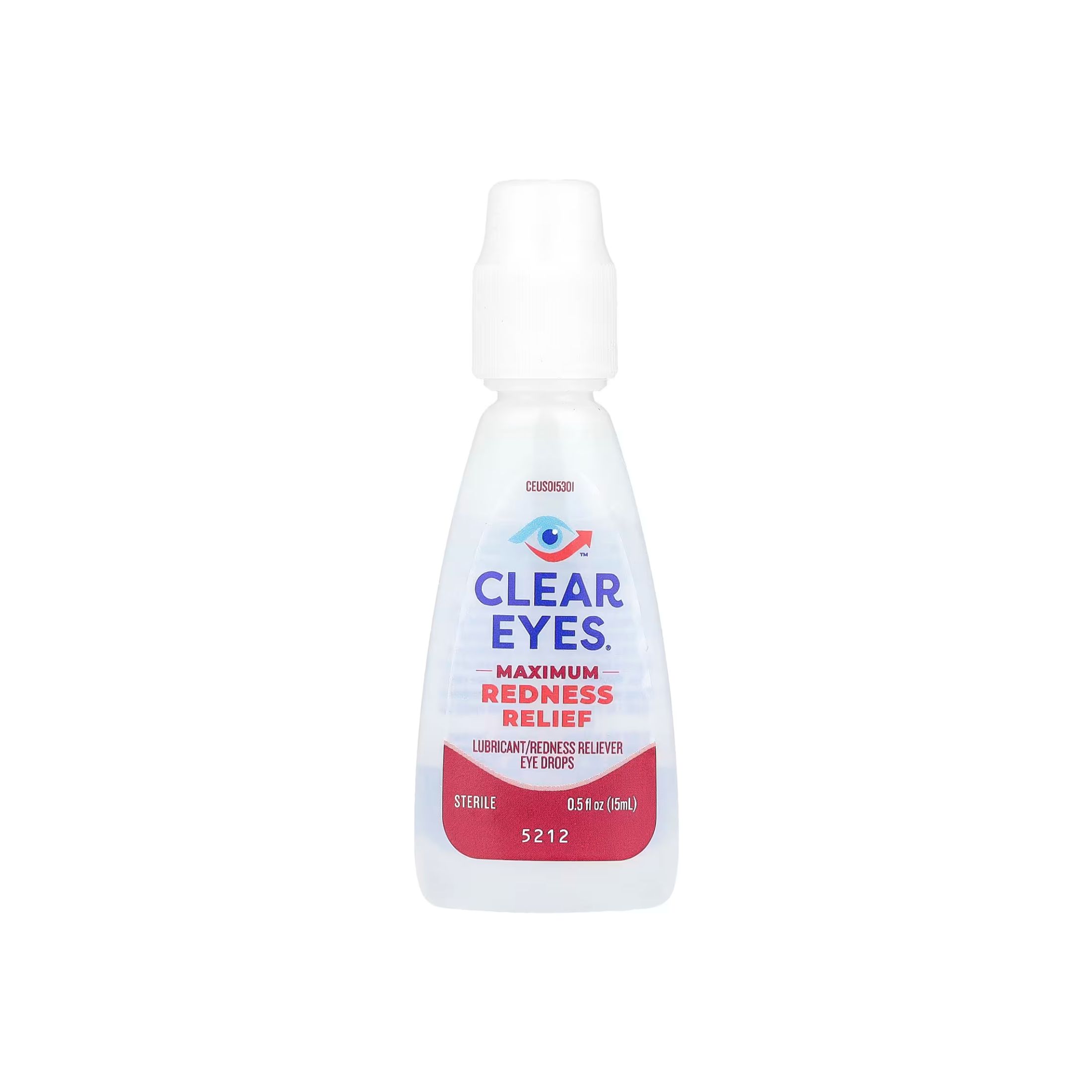 Clear Eyes Maximum Redness Relief Lubricant/Redness Reliever Eye Drops, 0.5 Fl Oz