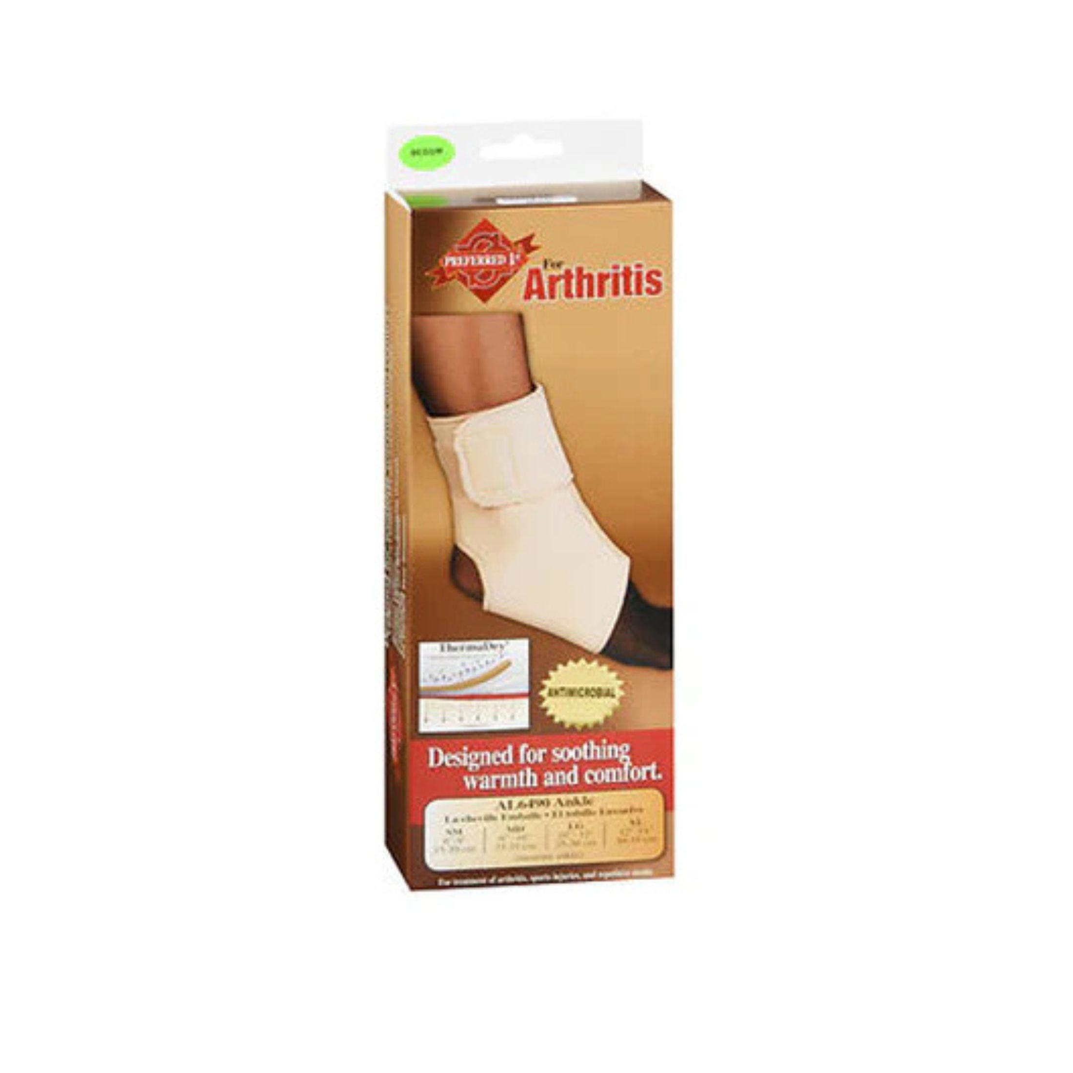 Scott Specialties Ankle Wrap For Arthritis Thermadry Beige Large, BEIGE, LARGE