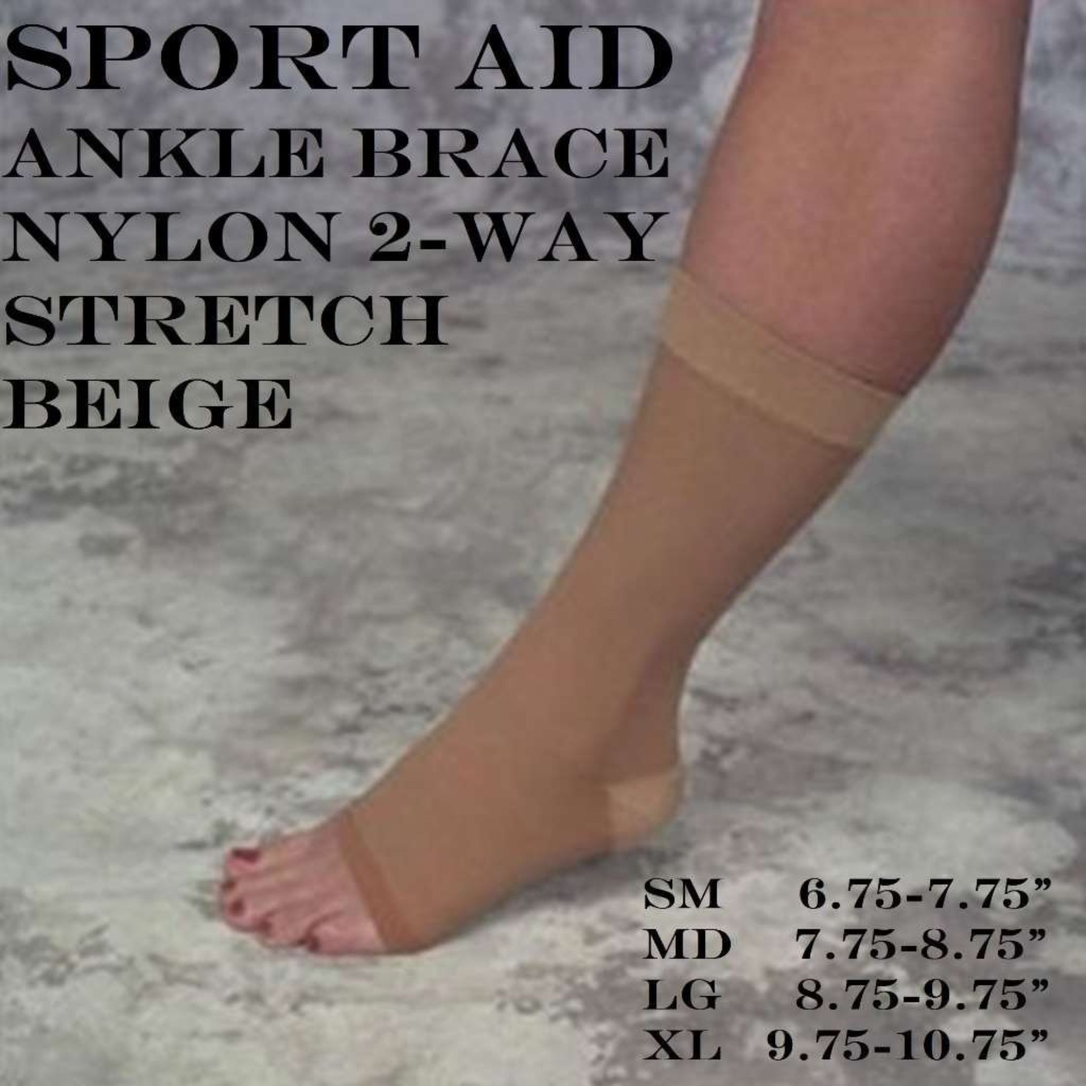 Scott Specialties Ankle Wrap For Arthritis Thermadry Beige Medium BEIGE, MEDIUM
