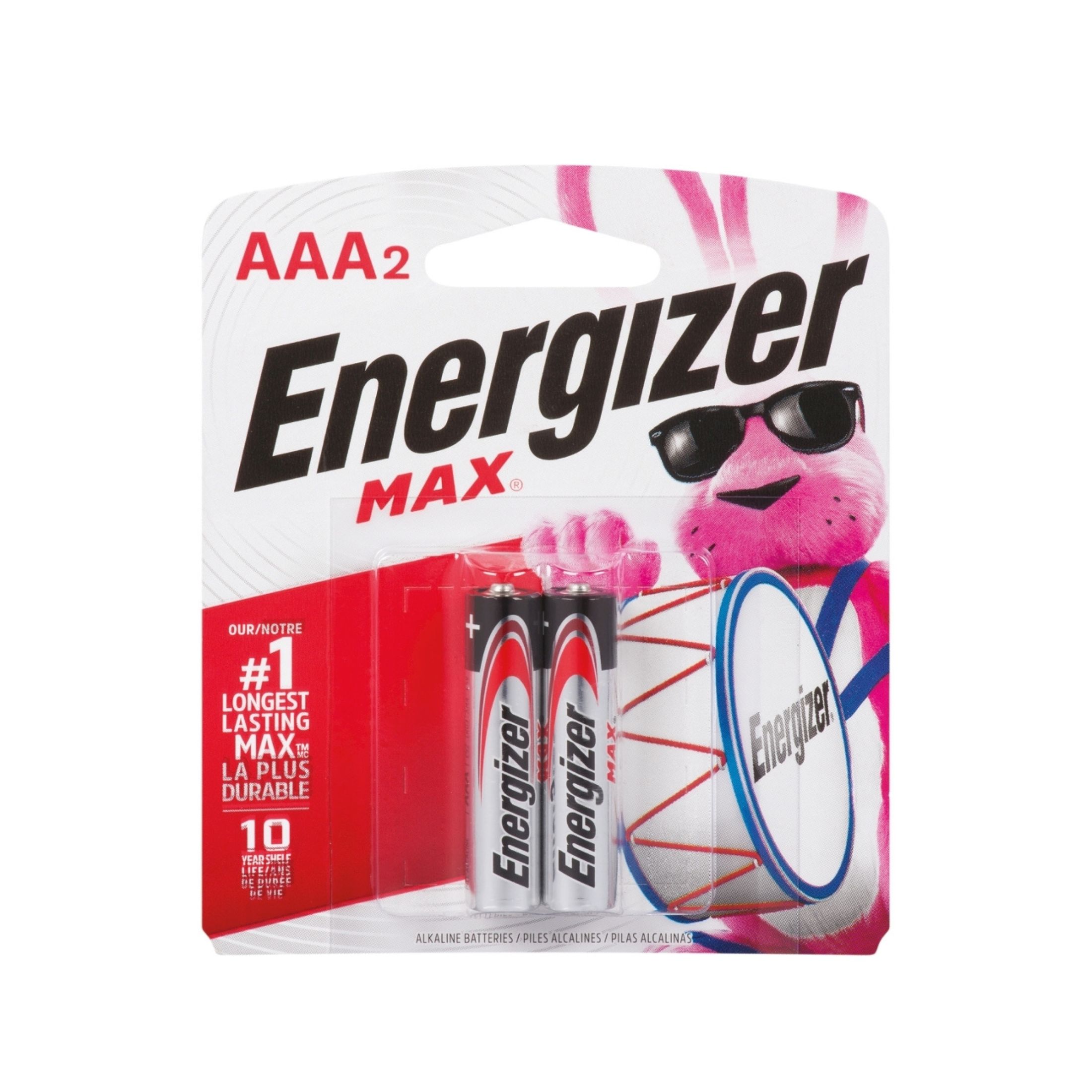 Energizer Max Alkaline Batteries AAA 2