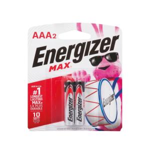 Energizer Max Alkaline Batteries AAA 2