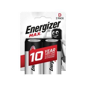 Energizer Max D Batteries - Alkaline Battery