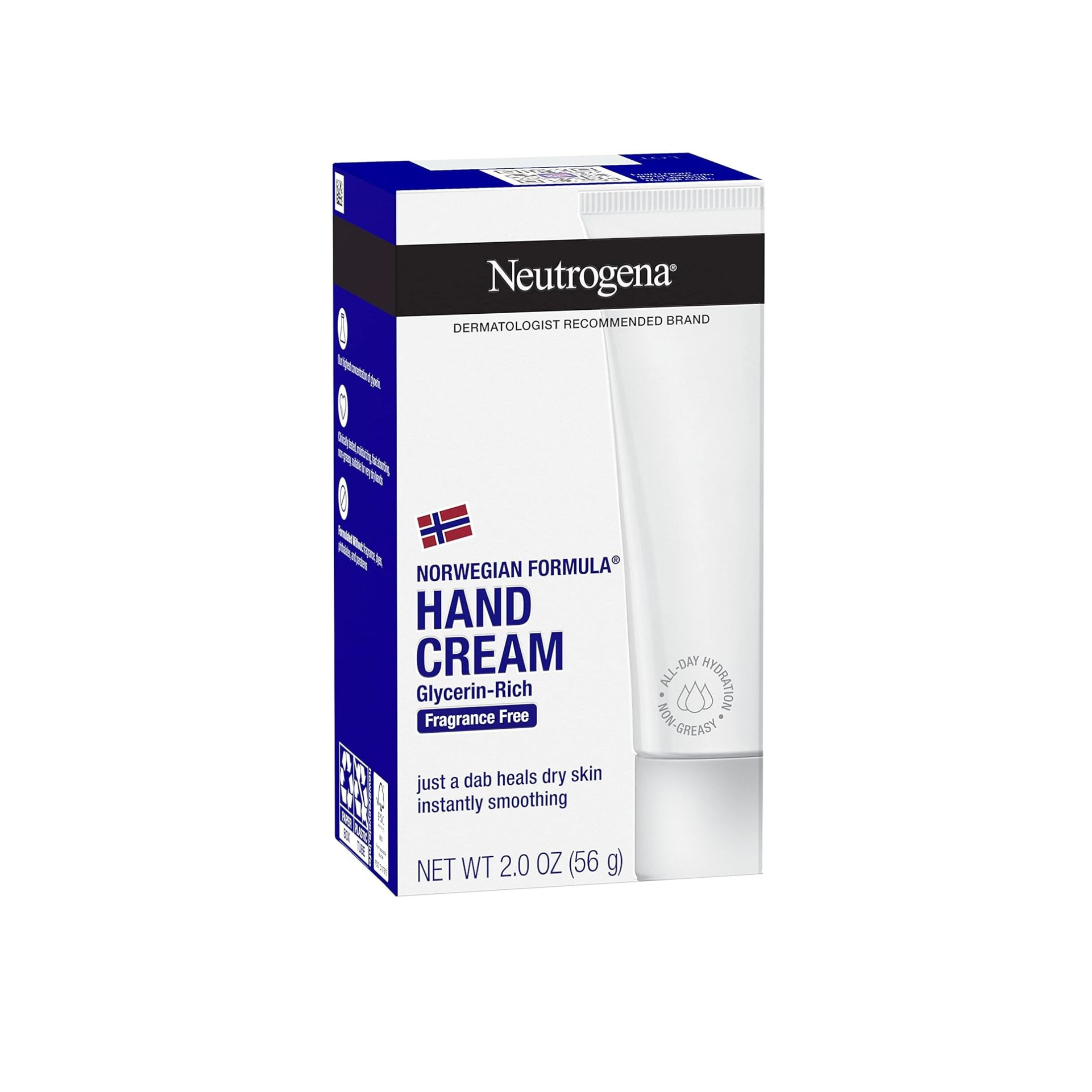 Neutrogena Norwegian Formula Dry Hand Cream - Fragrance Free, 2 Oz