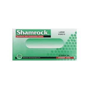 Shamrock 20213 Powder Free Clear Vinyl Large Examination Gloves