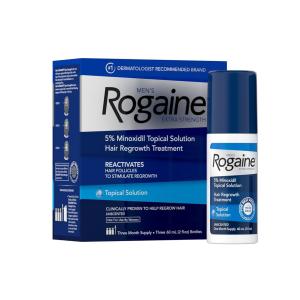 Rogaine Men's 5% Minoxidil Hair Regrowth Treatment Topical Solution - Extra Strength, 2 Fl Oz