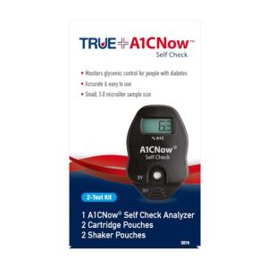 Trividia Health True A1CNow Self-Check Glucose Monitor W 2 Tests Exp 11/2024