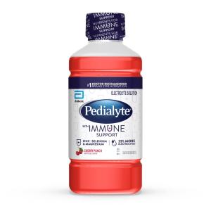 Pedialyte With Immune Support Cherry Electrolyte Solution Drink
