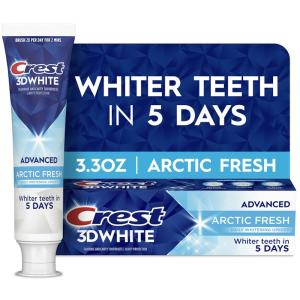 Crest 3D White Advanced Arctic Fresh Whitening Toothpaste, 3.3 Oz