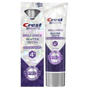 Crest Toothpaste, Brilliance, Ultra White, Large Size 3.8 Oz