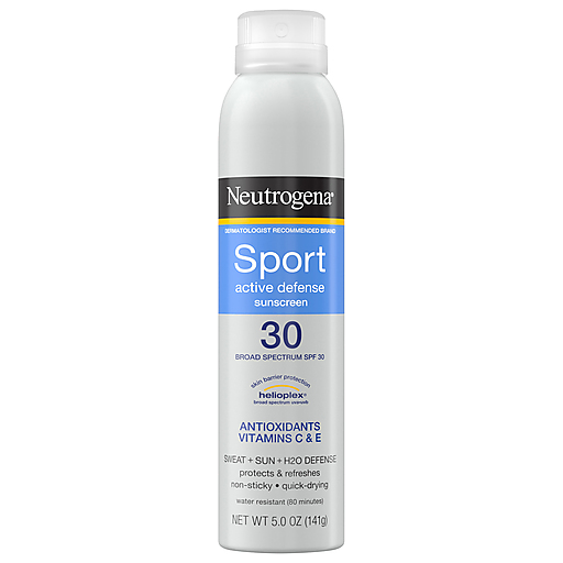 Neutrogena Sport Active Defense SPF 30 Sunscreen Spray 5.0 Oz