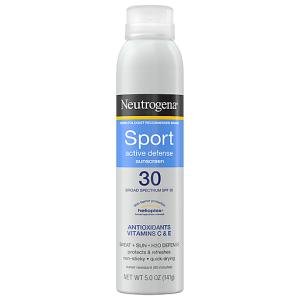 Neutrogena Sport Active Defense SPF 30 Sunscreen Spray 5.0 Oz