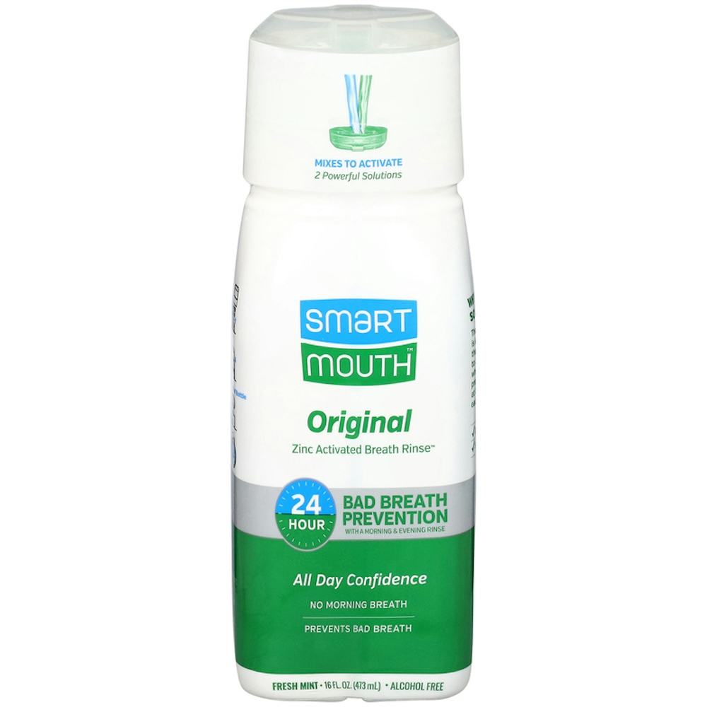 Smart Mouth Breath Rinse, Fresh Mint, Zinc Activated, Original