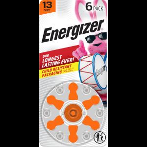 Energizer Hearing Aid Batteries, Zinc Air, 13 Size