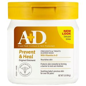 A+D Original Diaper Rash + Skin Protectant Ointment