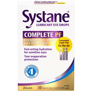 Systane Complete Preservative Free Lubricant Eye Drops