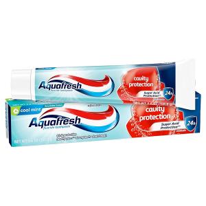 Aquafresh Cavity Protection Cool Mint Fluoride Toothpaste, 5.6 Ounce