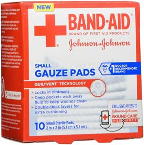 Band-Aid Brand First Gauze Pads Medium