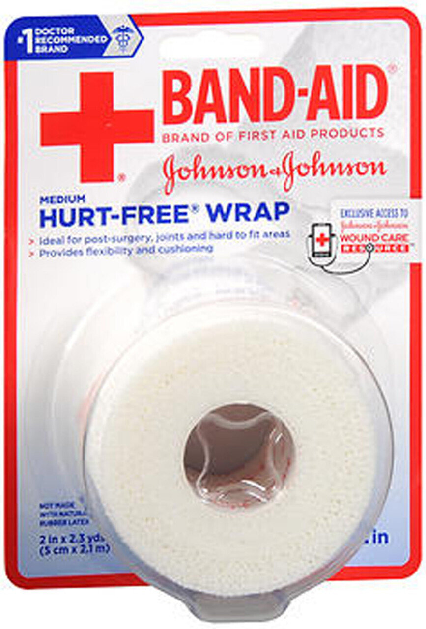 Band-Aid Hurt Free Wrap Medium