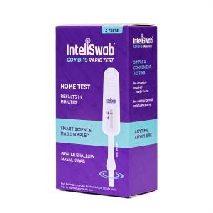 Orasure InteliSwab COVID-19 Rapid Test, 1 Pack, 2 Tests Total, Simple To Use At Home, 1 Minute Hands-On Time, FDA EUA Authorized, Designed And Developed In The U.S.A