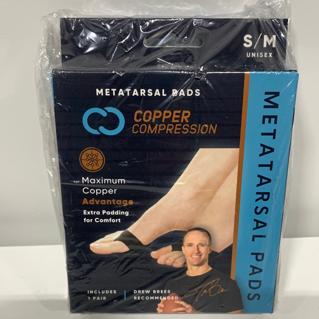 Copper Compression Metatarsal Pads - S/M
