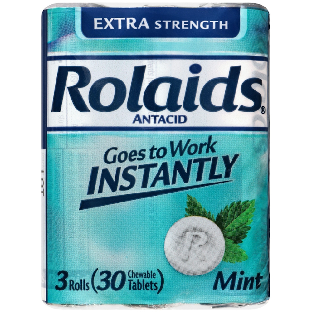 Rolaids Antacid Extra Strength Mint Chewable Tablets