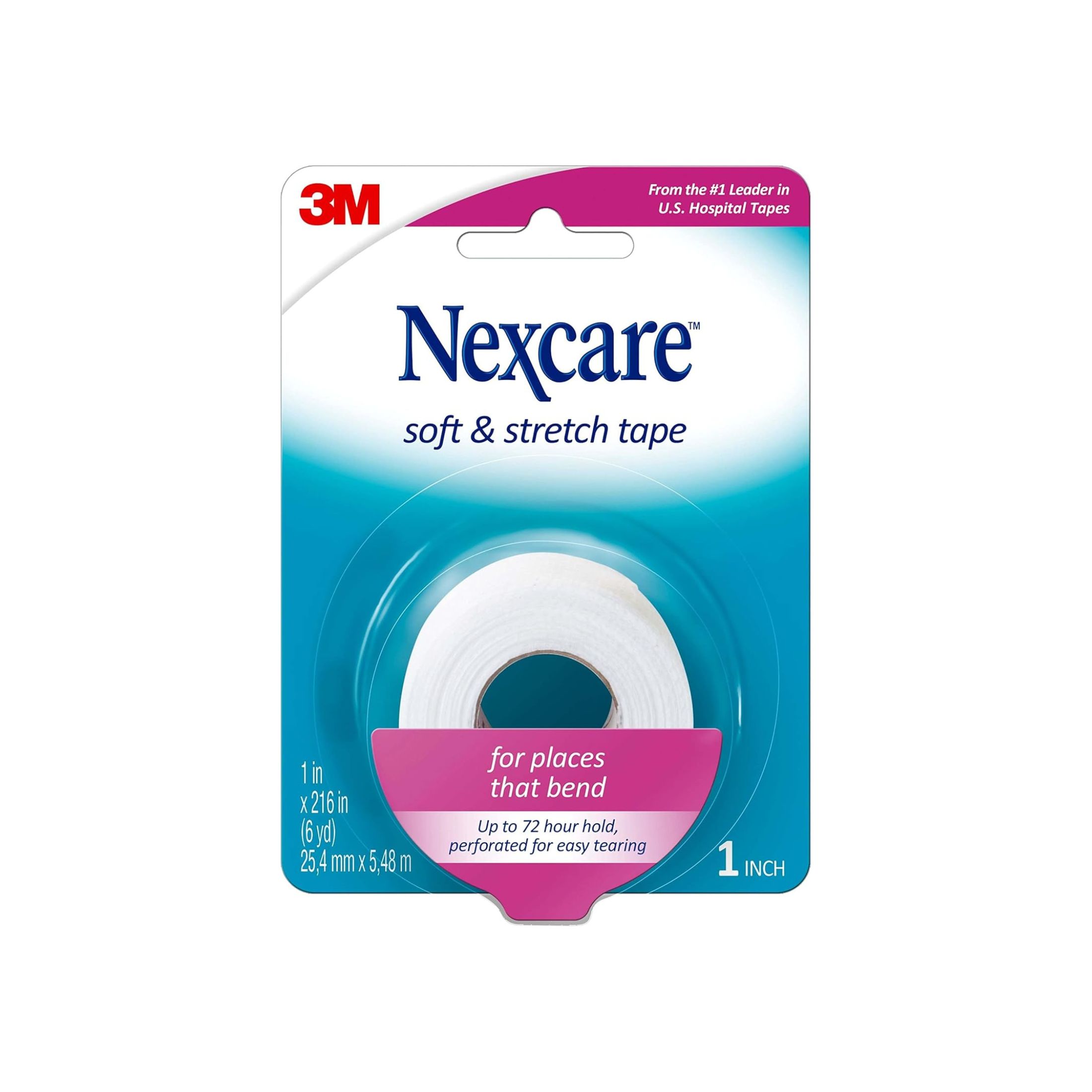 Nexcare Soft & Stretch Cloth First Aid Tape - 1 In X 6 Yds