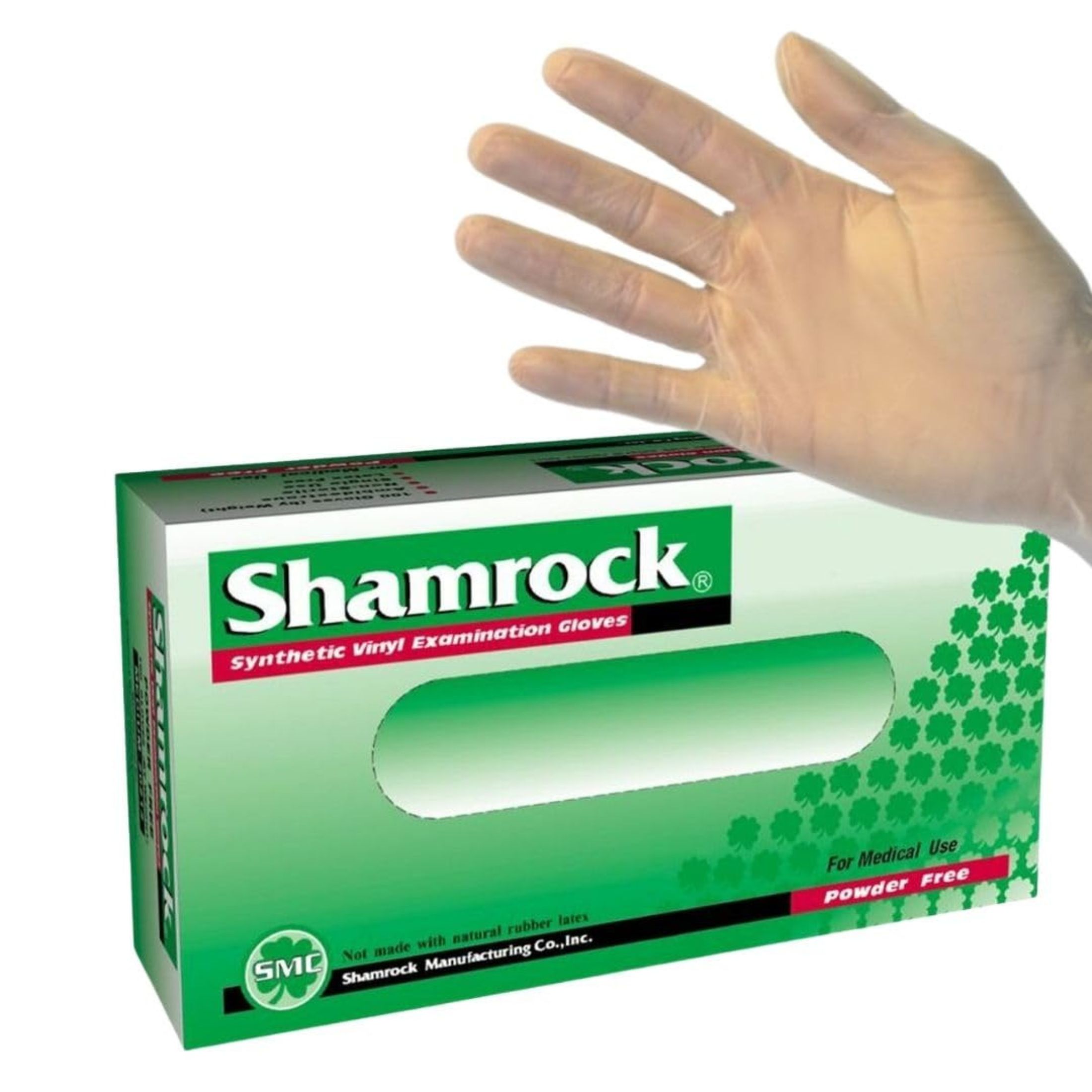 Shamrock Vinyl Glove Pwd/f Md