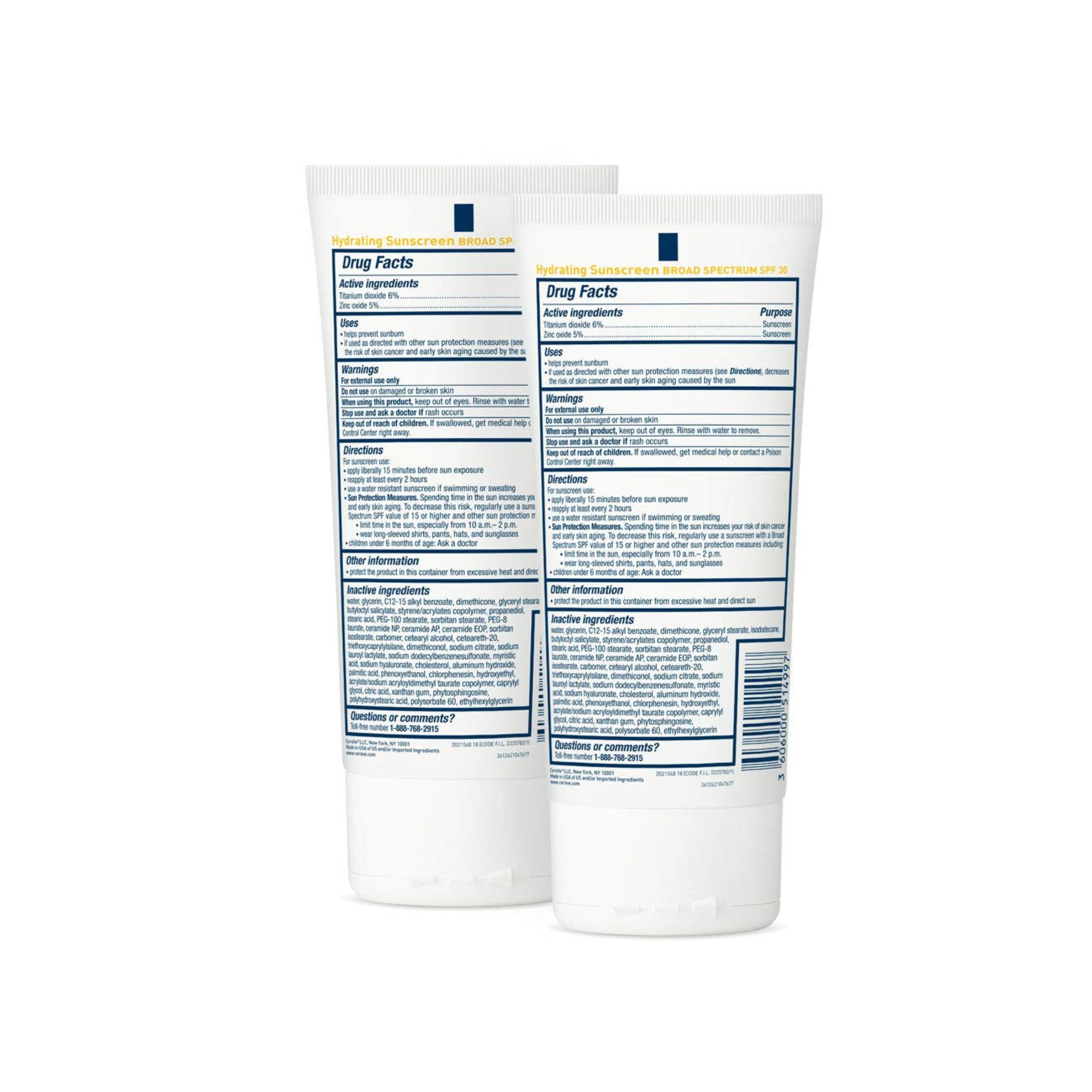 Cerave Hydrating Sunscreen Body SPF 30 5 Oz