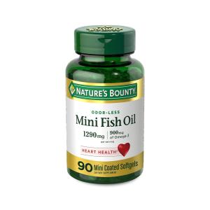 Nature's Bounty Fish Oil, Mini, 1290 Mg, Coated Softgels