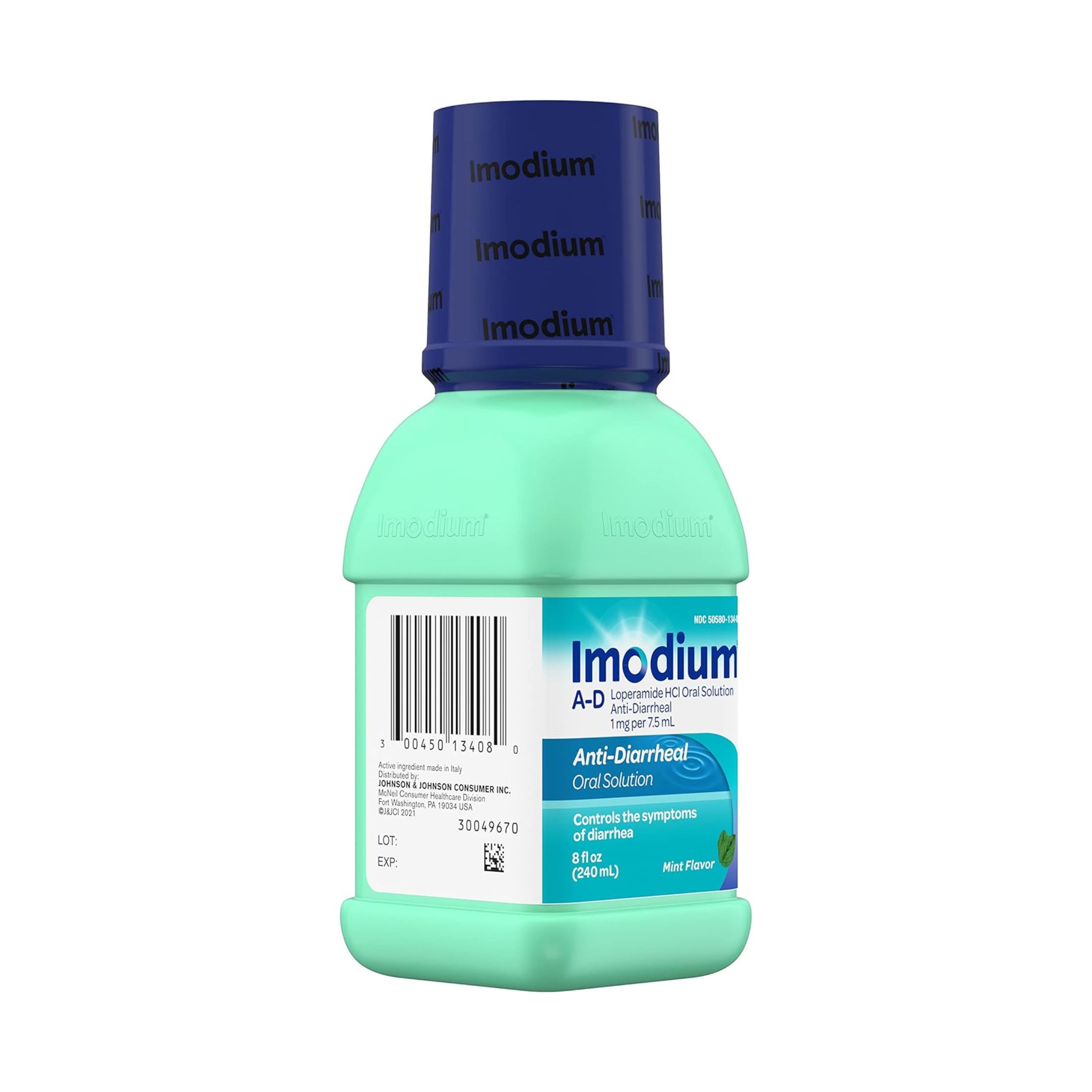 Imodium A-D Liquid Oral Anti-Diarrheal Medicine, Mint Flavor, 8 Fl. Oz