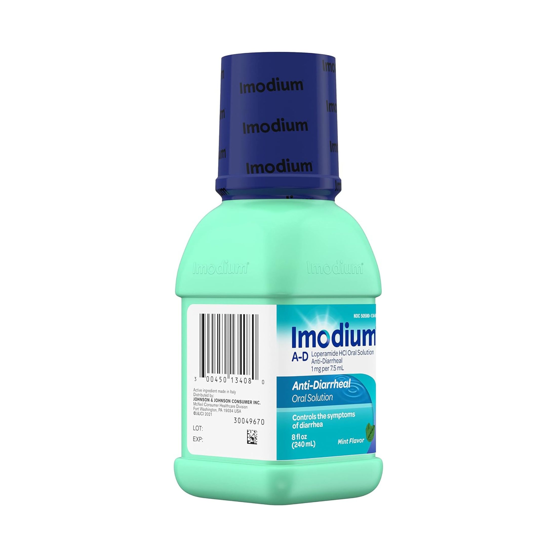 Imodium A-D Liquid Oral Anti-Diarrheal Medicine, Mint Flavor, 8 Fl. Oz