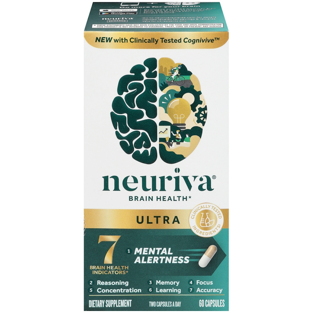 Neuriva Ultra Brain Health Supplement Vitamins B12 And B6 Capsules