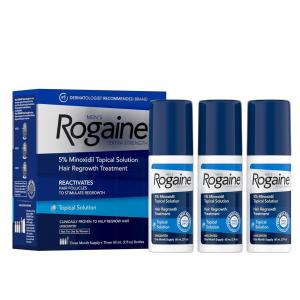 Rogaine Men's 5% Minoxidil Hair Regrowth Treatment Topical Solution - Extra Strength, 2 Fl Oz