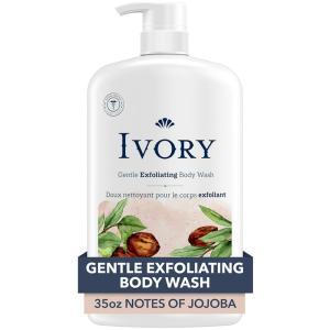 Ivory Body Wash, Notes Of Jojoba, Gentle Exfoliating 35 Fl Oz