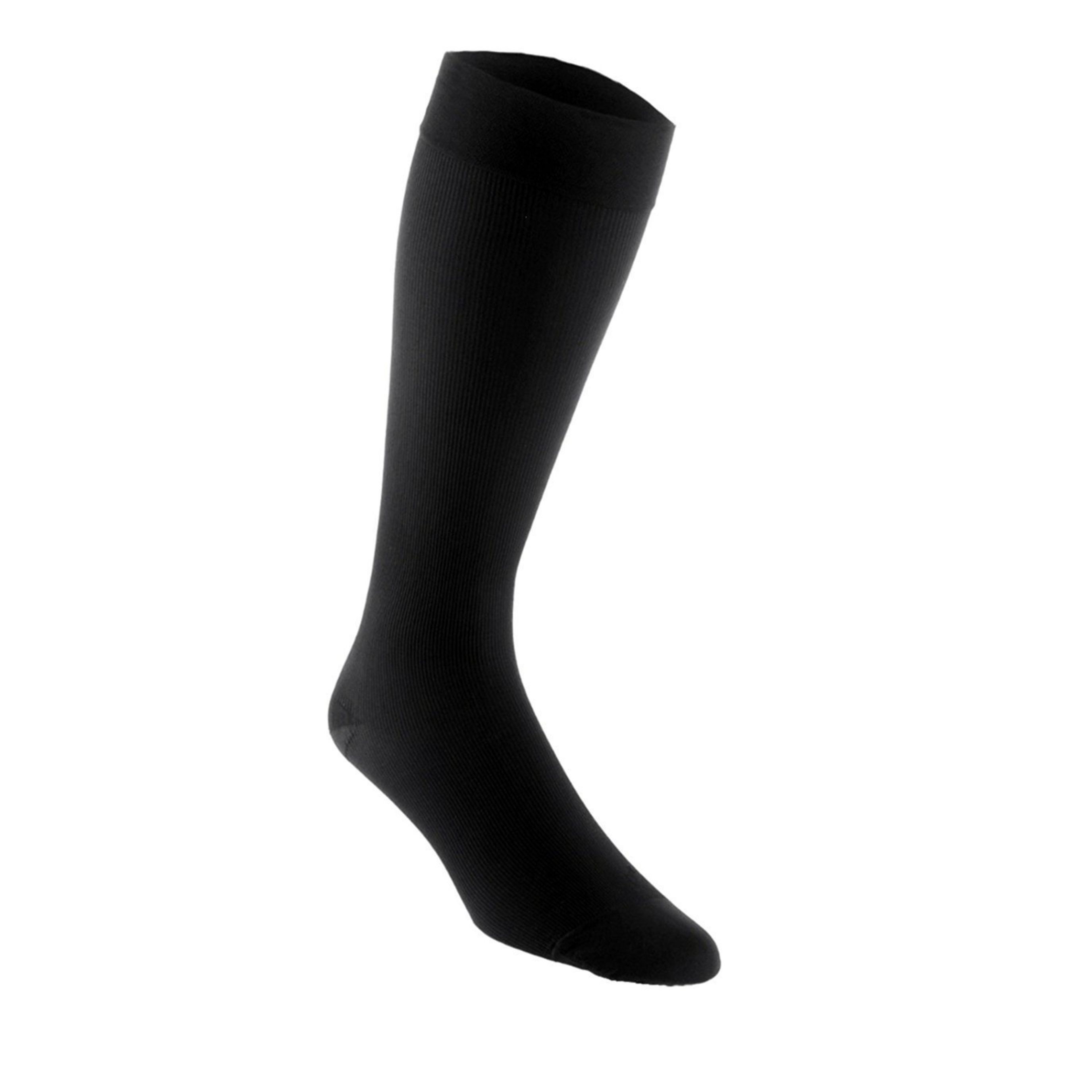 QCS Men's Medical Legwear Firm Black Medium - 1 Pair