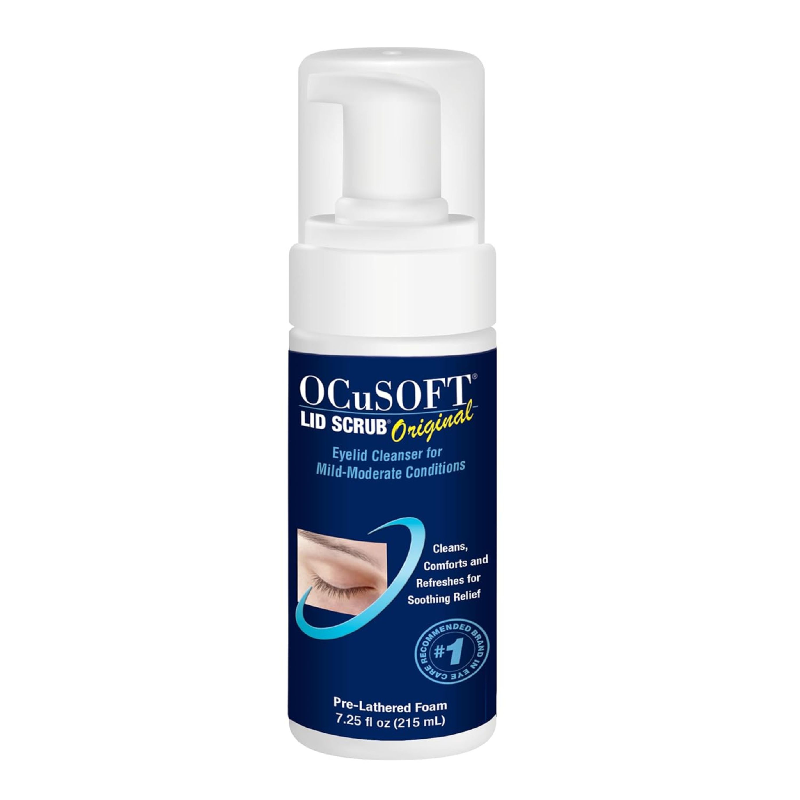 OCuSOFT Lid Scrub Original Foaming Eyelid Cleanser - 7.25 Oz
