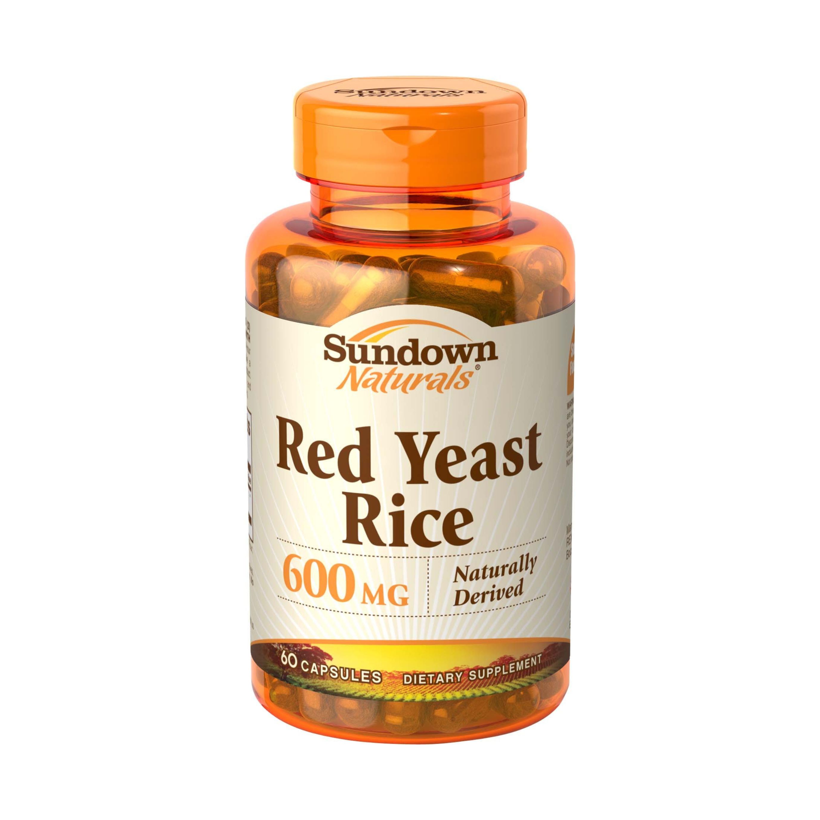 Sundown Naturals Red Yeast Rice, 600 Mg, Capsules