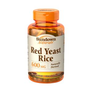 Sundown Naturals Red Yeast Rice, 600 Mg, Capsules