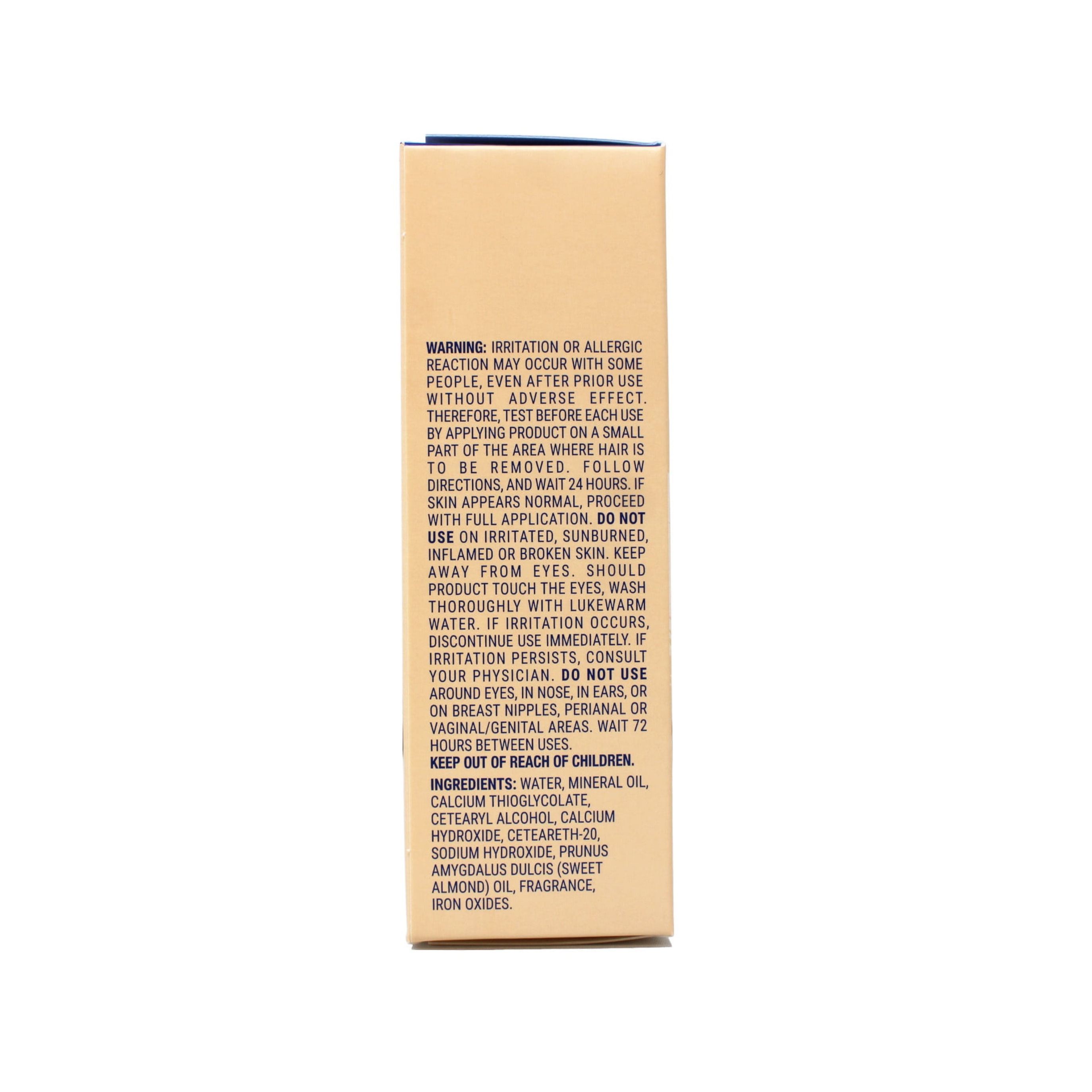 Nair Hair Remover Moisturizing Face Cream With Sweet Almond Oil - 2oz
