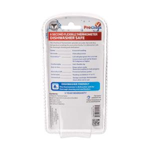 ProCheck Thermometer, Dishwasher Safe, 8 Second Flexible
