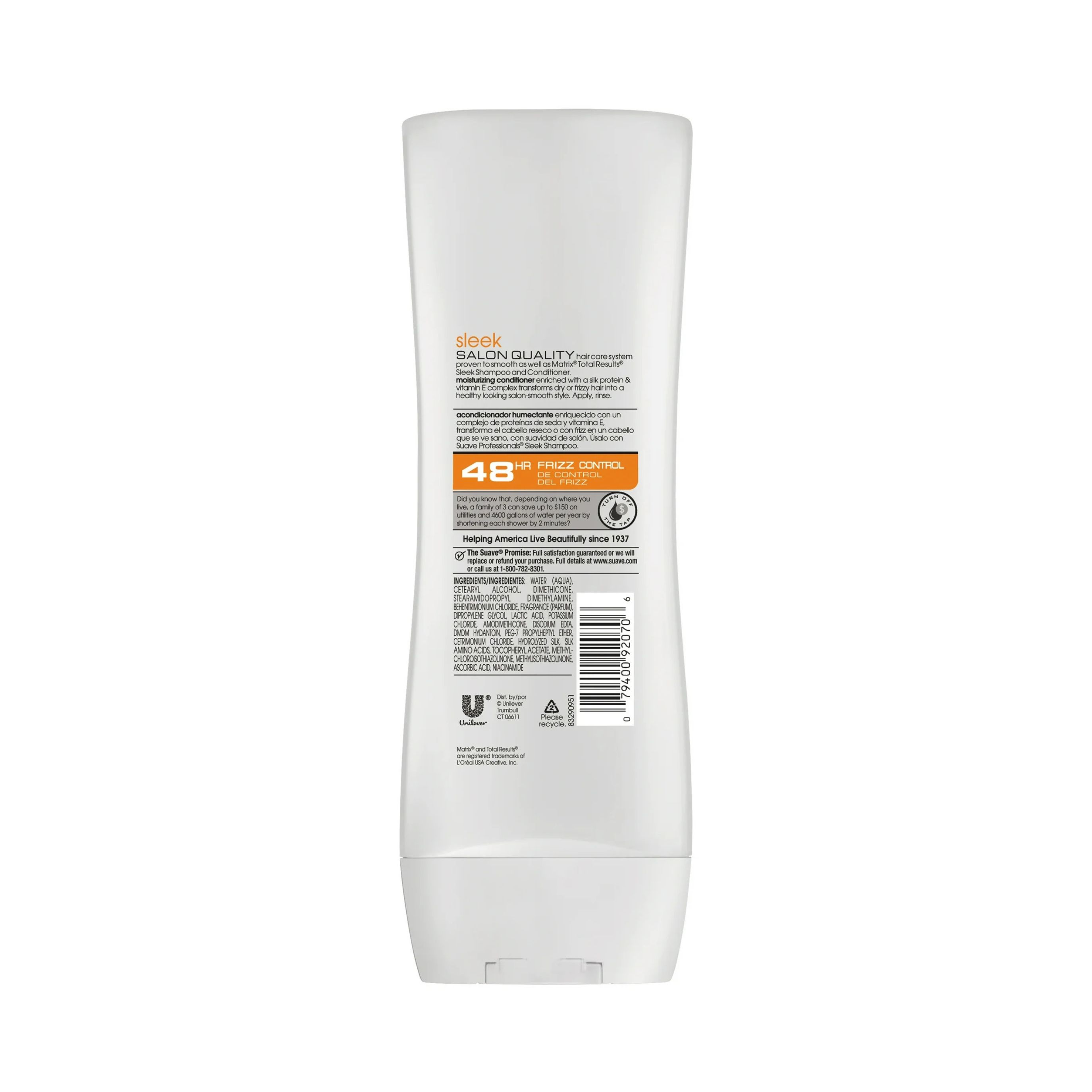 Suave Professionals Sleek Conditioner, 12.6 Oz